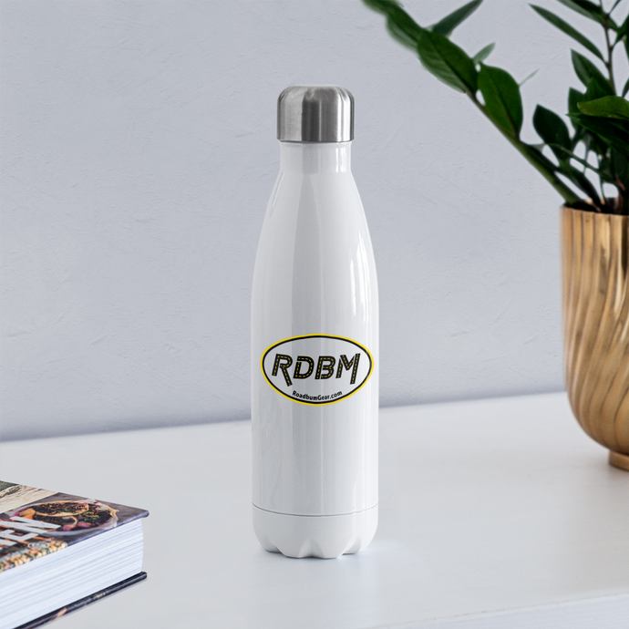 Insulated Stainless Steel Water Bottle - white