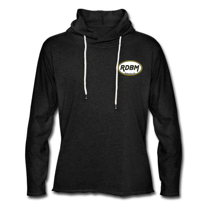 Unisex Lightweight Terry Hoodie - charcoal gray