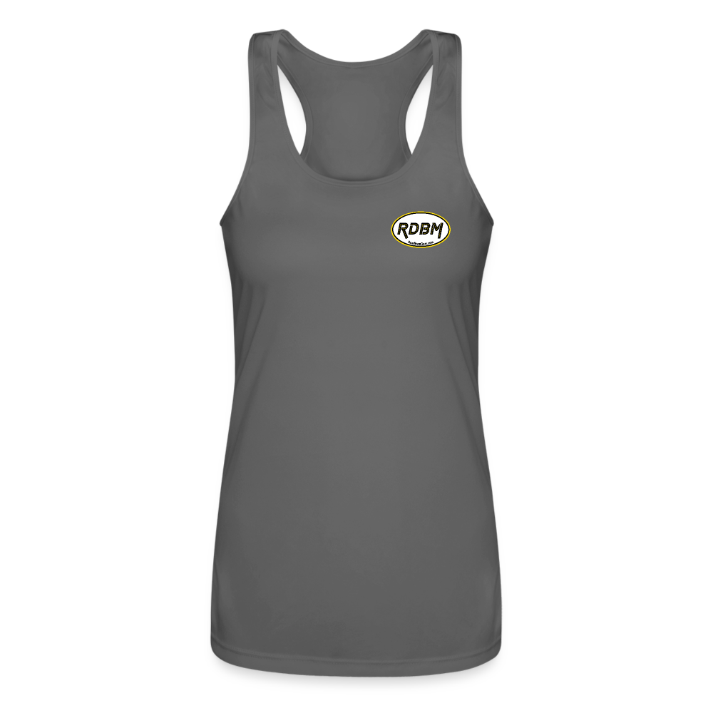 Women’s Performance Racerback Tank Top - charcoal