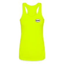 Load image into Gallery viewer, Women’s Performance Racerback Tank Top - neon yellow
